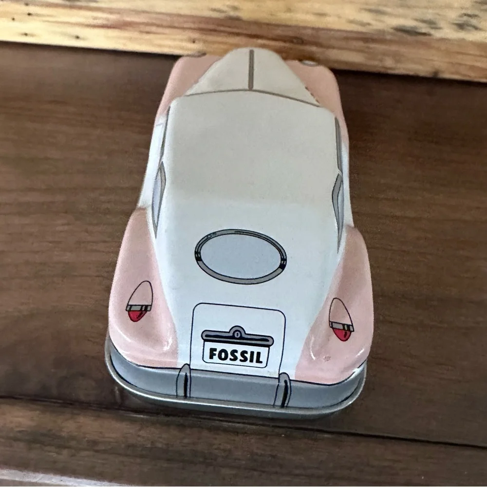 Fossil Vintage watch tin from 1993 Car Shaped Tin Box